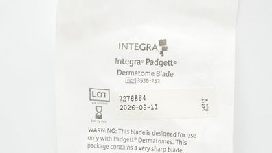 Integra 3539-252 Padgett Dermatome Blade
